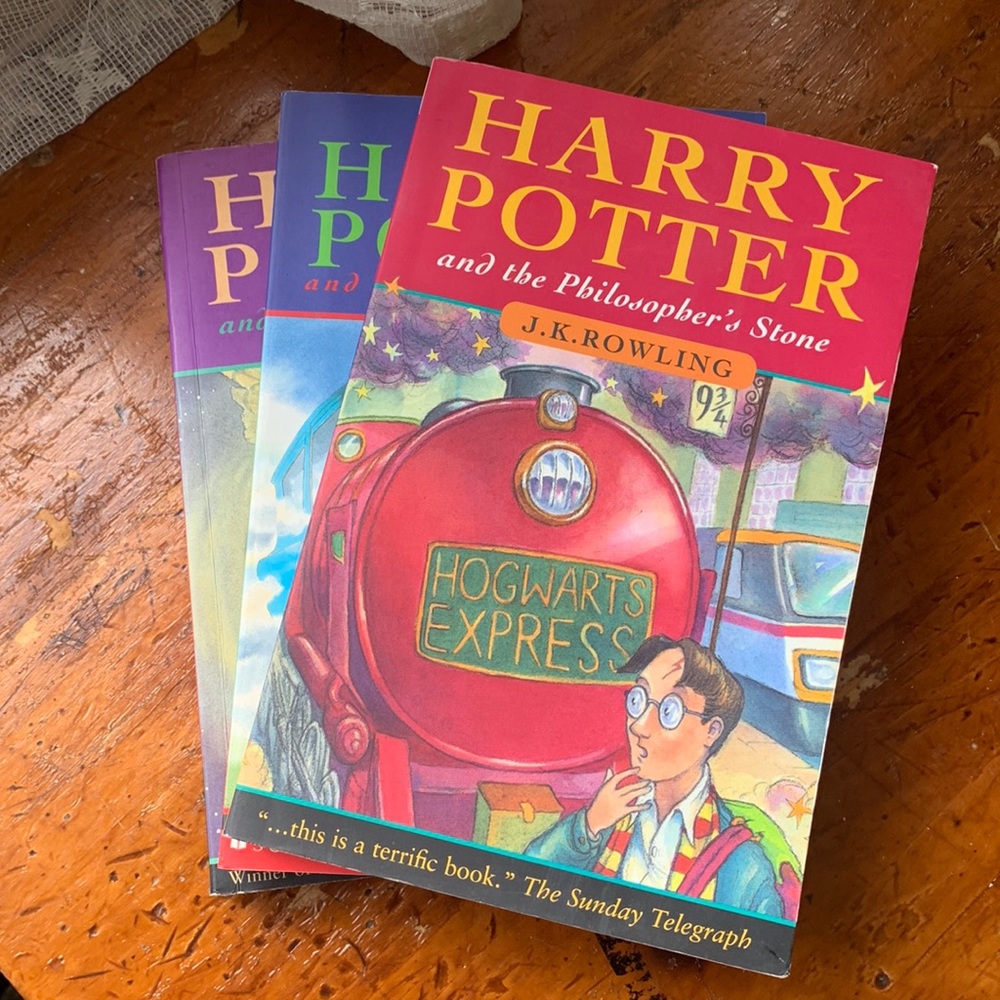 Harry Potter Books Philosopher’s Stone, Chamber of Secrets & Prisoner of Azkaban